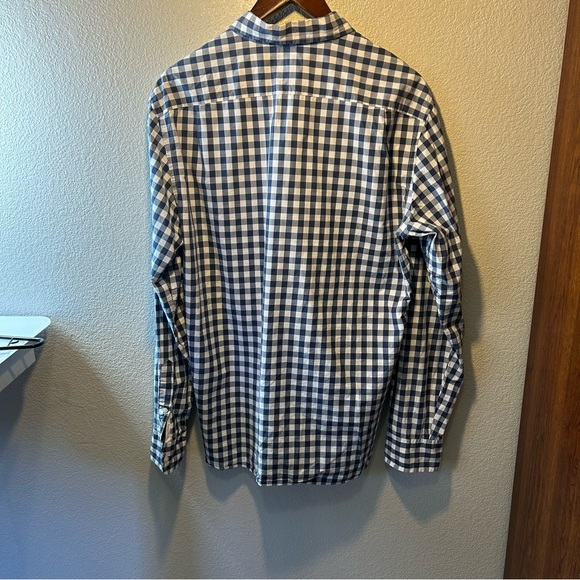 J. Crew Blue and white Plaided Button Down Shirt in Size L - Picture 3 of 3